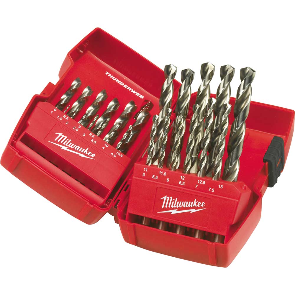 Milwaukee 25 Piece Thunderweb Hss-G Drill Set