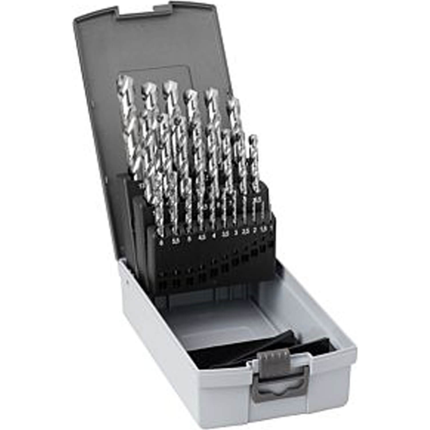 Guhring No 12  25 Piece HSCO Bright 1.0 -13mm By 0.5mm Drill Set