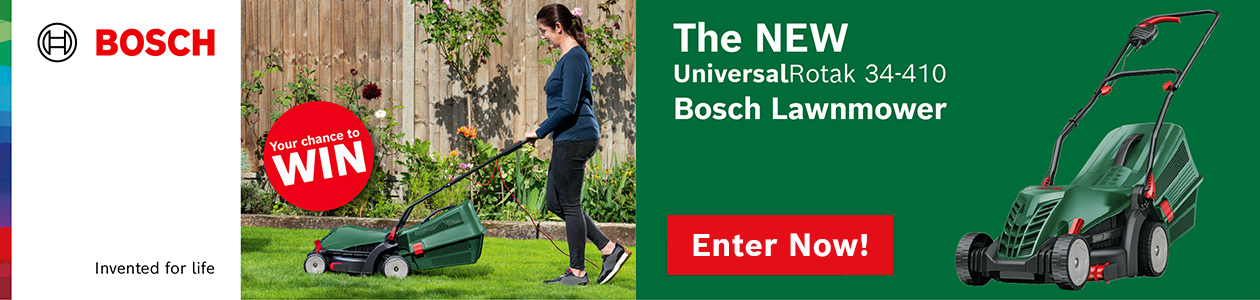 Win Me ! a Bosch UNIVERSALROTAK 34-410 Rotary Lawnmower Worth £130 Win Me ! a Bosch UNIVERSALROTAK 34-410 Rotary Lawnmower Worth £130