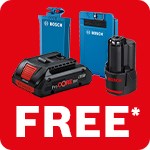 Bosch Professional Claim Free Battery with Measuring Tools