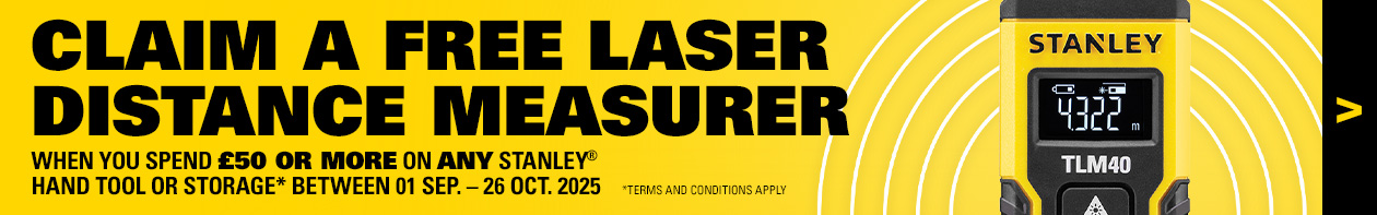 Stanley Claim FREE Laser Distance Measurer Stanley Claim FREE Laser Distance Measurer