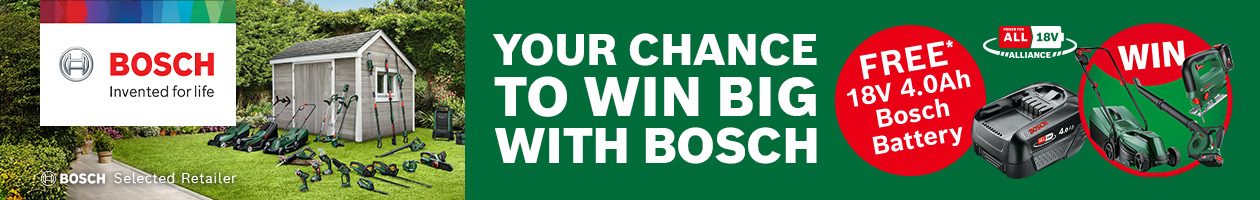 Bosch 18v Power For All Free Battery and Prize Draw Competitions