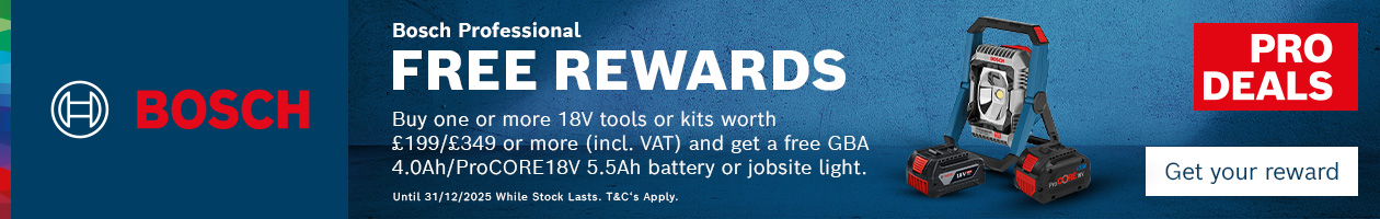 Bosch Professional Claim Free Battery Or Jobsite Light