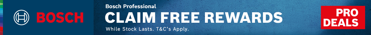Bosch Professional ProDeals Claim Free Rewards