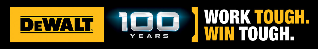 DeWalt 100 Years Of Quality, Endurance And Professionalism DeWalt 100 Years Exclusive Deal limited Edition Win Prize Claim