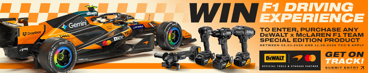 DeWalt X McLaren Win F1 Driving Experience