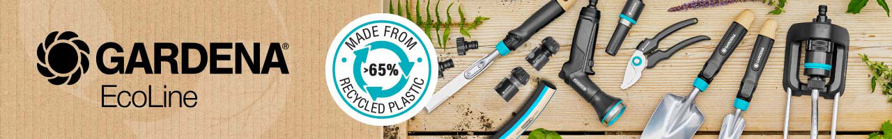 Gardena EcoLine Sustainably Made Garden Tools Gardena EcoLine Sustainable Recycle Garden Tools