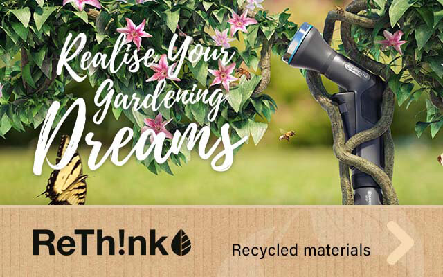 Gardena ReThink Recycle Eco Sustainable Environment