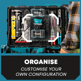 Organise - Customise Your Own Configuration Makita MAKTRAK Organise