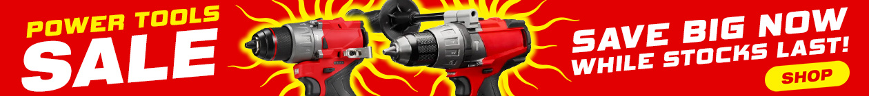 Power Tools Sale: Great deals on power tools, while stocks last!