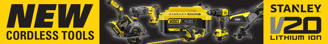 New Stanley V20 Cordless Tools