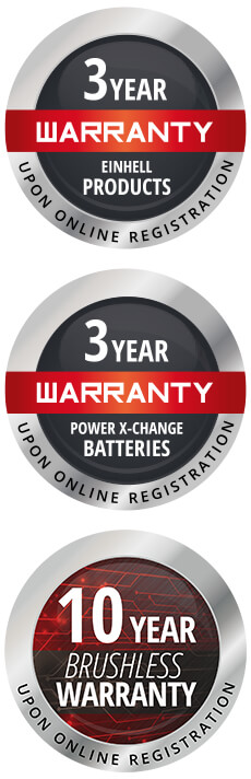 Einhell 3Year 2Year Warranty