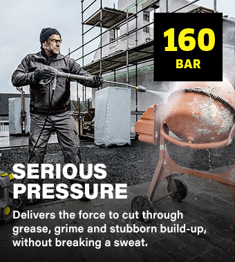 Karcher HD 5/11 P 160 Bar Max. Cleaning Power Karcher HD 5/11 P 160 bar high-pressure water jet cleaning performance