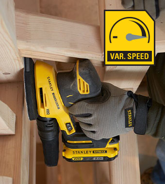 VARIABLE SPEED: For maximum control across a variety of applications