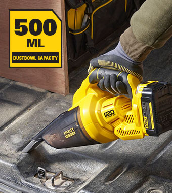 Stanley FatMax V20 18v Cordless Handheld Vac Cleaner SFMCVH001