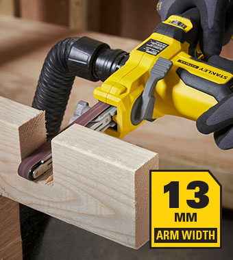 Stanley FatMax V20 18v Cordless Powerfile Belt Sander File dust port SFMCE210