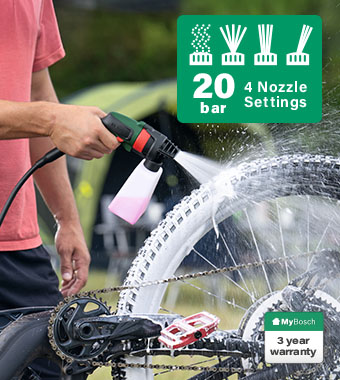 Bosch FONTUS 18V-6 P4A 18v Cordless Lightweight portable Pressure Washer Cleaner