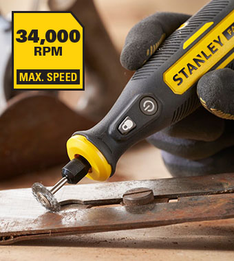 Stanley FatMax V20 18v Cordless Rotary Multi-Tool 33 tips accessory box SFMCE030