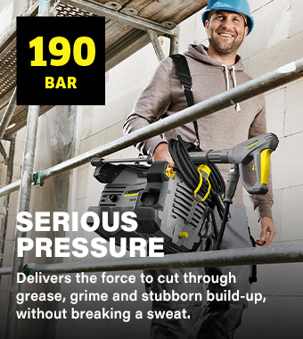 Karcher HD 6/13 C 190 bar high-pressure water jet cleaning performance