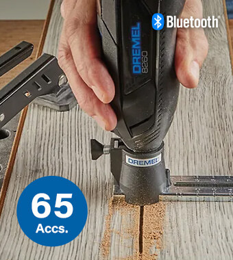 Dremel 8260 12v Cordless Brushless Rotary Multi Tool 65 Accessory Platinum Kit Bluetooth