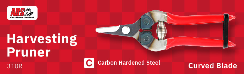 ARS 310R Curved Blade Fruit Pruner High-Carbon Steel 16cm