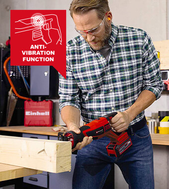 Einhell TE-AP 18-28 Li BL 18v Cordless Brushless Reciprocating Saw Anti-Vibration Function