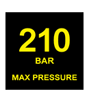 Max. Pressure:
210 bar Karcher HDS1000BE Pressure