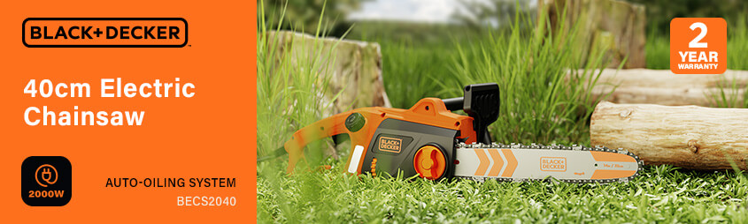 Black Decker BECS2040 Electric Chainsaw 400mm