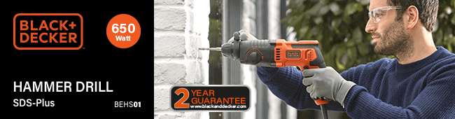 Black Decker BEHS01 SDS Plus Rotary Hammer Drill
