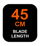 45 cm Blade Length GTC18452PC Blade Length
