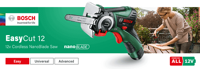 Bosch EASYCUT12 12v Cordless Nanoblade Saw