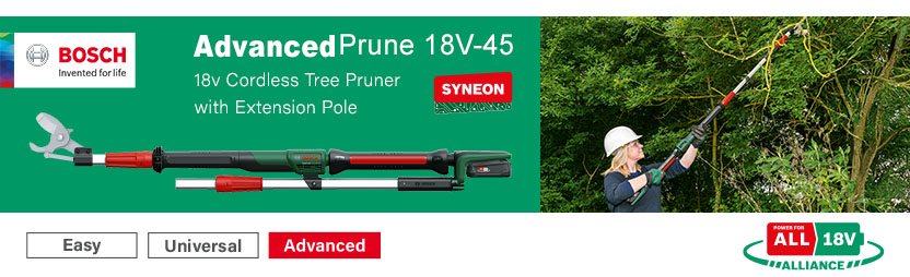 PowerForAll Bosch ADVANCEDPRUNE 18V-45 P4A 18v Cordless Extension Pole Tree Pruner