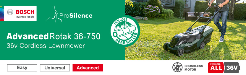 Bosch ADVANCEDROTAK 36-750 36v Cordless Rotary Lawnmower 440mm P4A PowerForAll Bosch ADVANCEDROTAK 36-750 36v Cordless Rotary Lawnmower 440mm