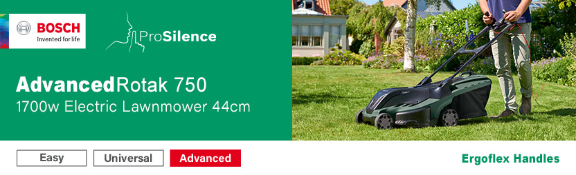Bosch ADVANCEDROTAK 750 Lawnmower 440mm ProSilence Corded Bosch ADVANCEDROTAK 750 Lawnmower 440mm ProSilence Corded