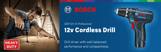 Bosch Professional GSR 12V-15
12v Cordless Drill Driver Bosch Professional GSR12V15 12v Cordless Drill Driver