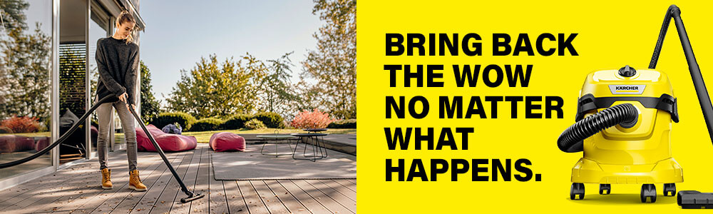 The Karcher WD 2 Plus takes on the
jobs too tough for your indoor vacuum. Karcher WD 2 Plus Wet Dry Vacuum Cleaner
