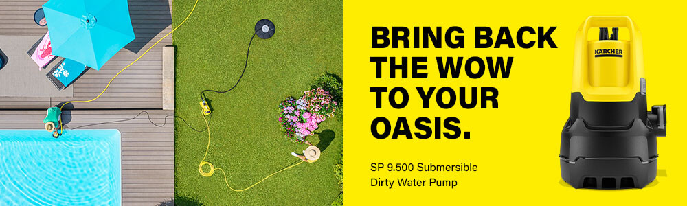 Bring Back The Wow To Your Oasis.
Karcher Water Pumps Karcher SP 9500 Submersible Dirty Water Pump Oasis