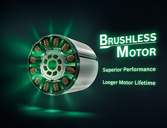 Powerful, compact and enduring
thanks to brushless motor. Bosch EASYIMPACT Brushless Motor Combi Drill