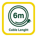6 m Cable Length Webb WEECS402200 Cable Length