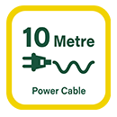 Power Cable Length: 10 metres Webb WEESS Power Cable Lenght