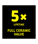 5 x Lifetime
Full Ceramic Valve Karcher HDS7104MX Ceramic Valve