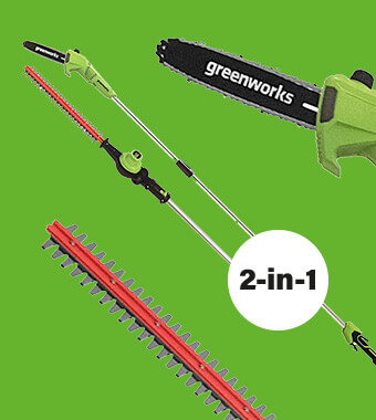 Greenworks GD40PSH 40v Cordless Brushless 2-in-1