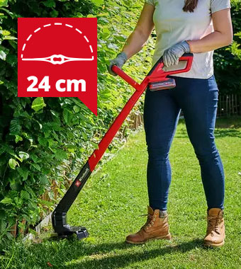 Einhell GC-CT 18/2411 Li P 18v Cordless ergonomic Grass Trimmer 24cm Edging function