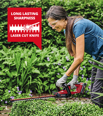 Einhell GC-CH-18-50-Li 18v Cordless Hedge Trimmer diamond-ground steel