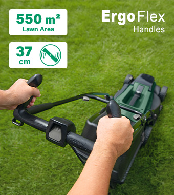 Bosch EASYROTAK 36-550 36v Cordless Brushless Lawnmower ErgoFlex GrassCombs