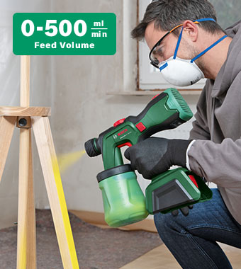 Bosch ADVANCEDSPRAY 18V-500 Cordless Paint Spray System varnish lacquer