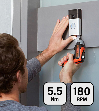 Black Decker BCF611CK Cordless USB Screwdriver