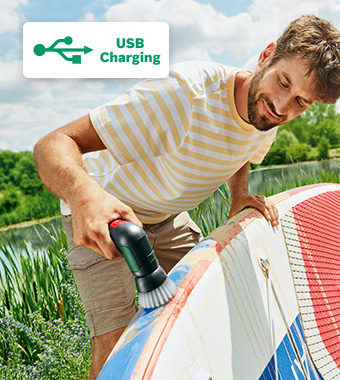 Bosch UniversalBrush Set Cordless Cleaning Brush USB rechargeable