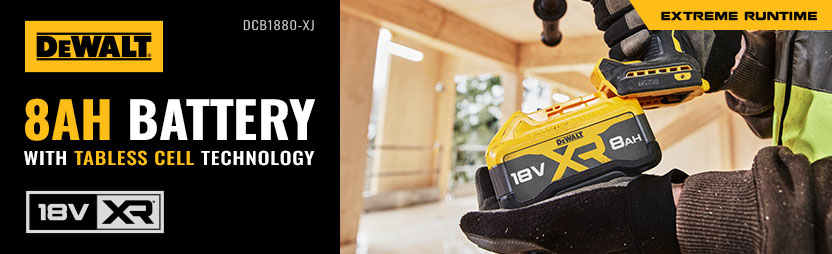 DeWalt DCB1880-XJ 18v XR Cordless Li-ion Battery 8ah