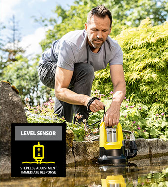 Karcher SP 22000 Water Level Sensor Pump draining dirt